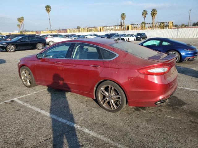 FORD FUSION TIT 2013 red  gas 3FA6P0K98DR379892 photo #3