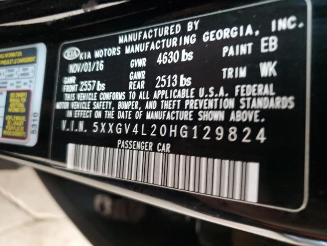 2017 KIA OPTIMA SXL 5XXGV4L20HG129824