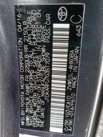 2016 TOYOTA PRIUS - JTDKARFU7G3517079