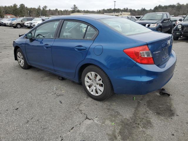 Vin: 19xfb2f51ce341468, lot: 87770085, honda civic lx 20122