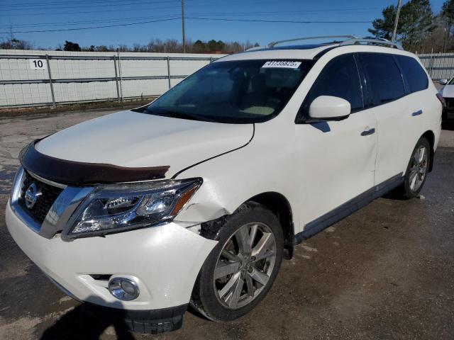 NISSAN PATHFINDER 2016 white  gas 5N1AR2MN2GC623815 photo #1