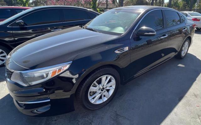 KIA OPTIMA LX 2017 black sedan 4d gas 5XXGT4L39HG135863 photo #3