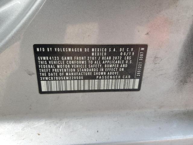 2019 VOLKSWAGEN JETTA S - 3VWCB7BU5KM220506