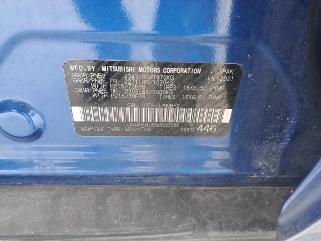 2022 MITSUBISHI RVR ES JA4AHUAU8NU600586