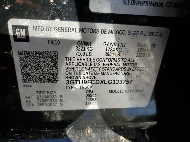2020 GMC SIERRA K15 - 3GTU9FEDXLG133757