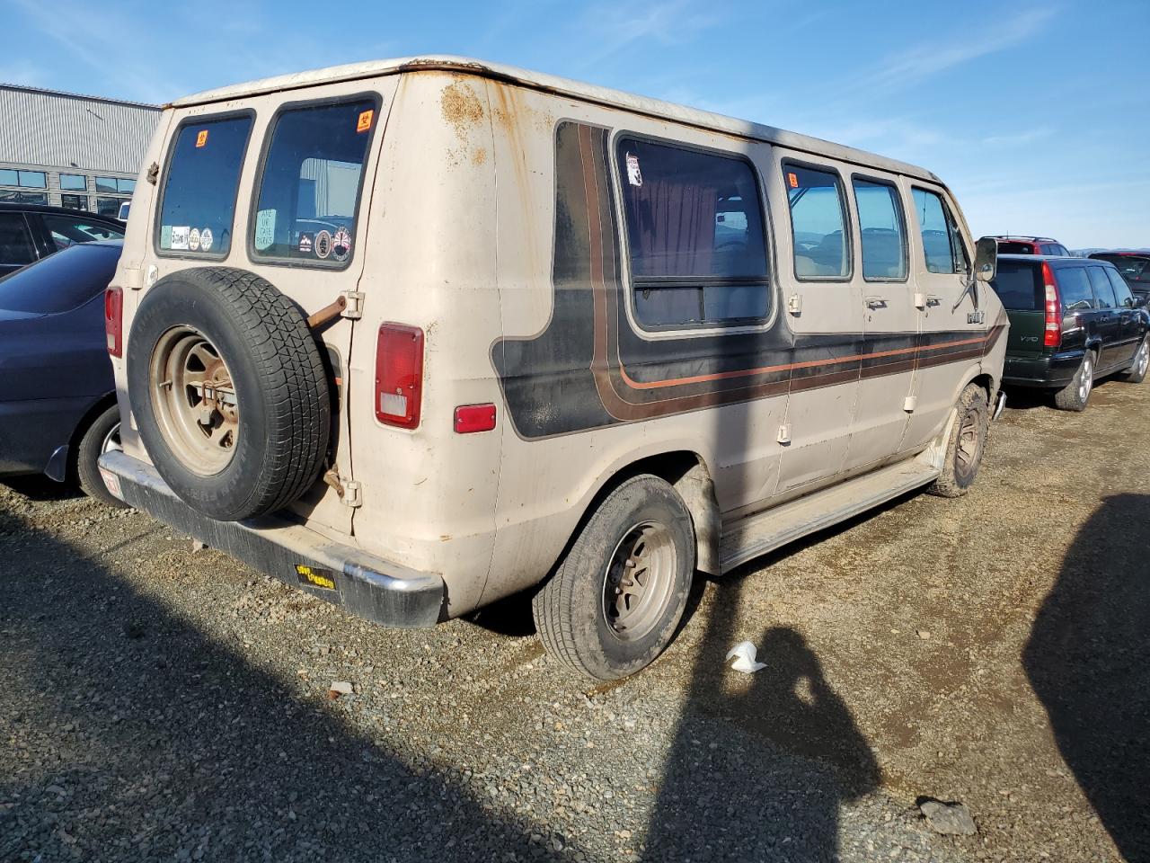 Lot #3056814551 1983 DODGE RAM VAN B2