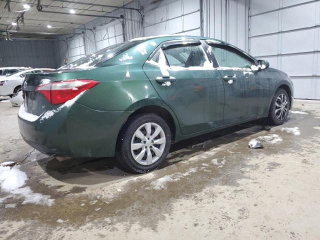 TOYOTA COROLLA L 2016 green sedan 4d gas 2T1BURHEXGC623918 photo #4