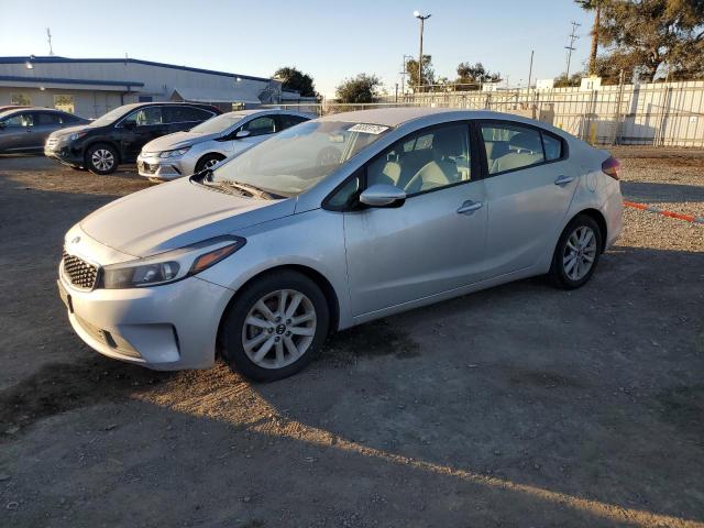 KIA FORTE LX 2017 silver  gas 3KPFL4A79HE117518 photo #1