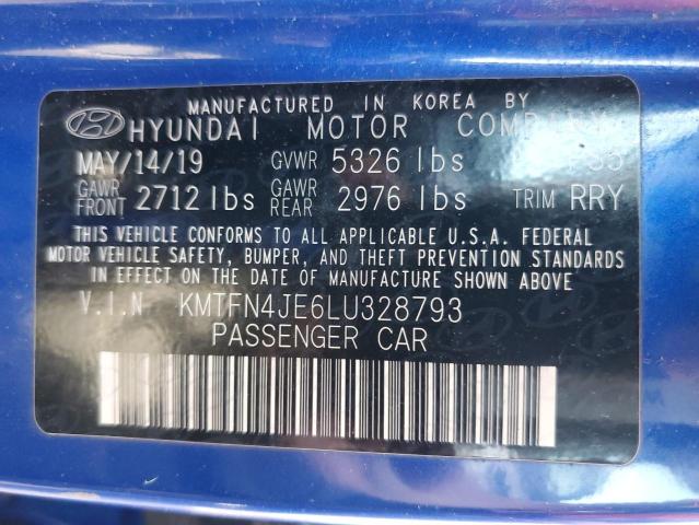 2020 GENESIS G80 BASE KMTFN4JE6LU328793
