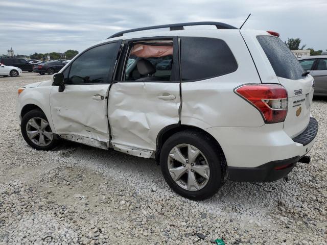 SUBARU FORESTER 2 2014 white  gas JF2SJAEC0EH558441 photo #3