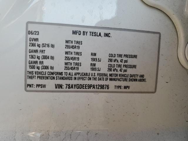 2023 TESLA MODEL Y - 7SAYGDEE9PA129876