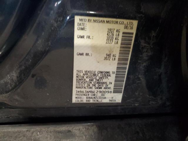 2016 NISSAN ALTIMA 2.5 - 1N4AL3AP0GC290098