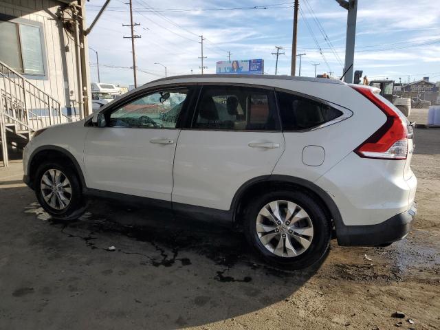 HONDA CR-V EXL 2014 white  gas 5J6RM3H72EL037159 photo #3