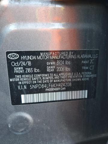 2019 HYUNDAI ELANTRA SE - 5NPD84LF6KH424208
