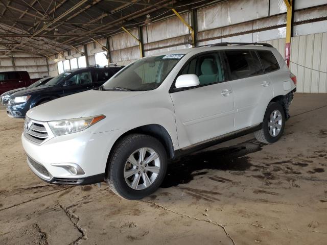 TOYOTA HIGHLANDER 2012 white  gas 5TDZK3EH3CS078582 photo #1