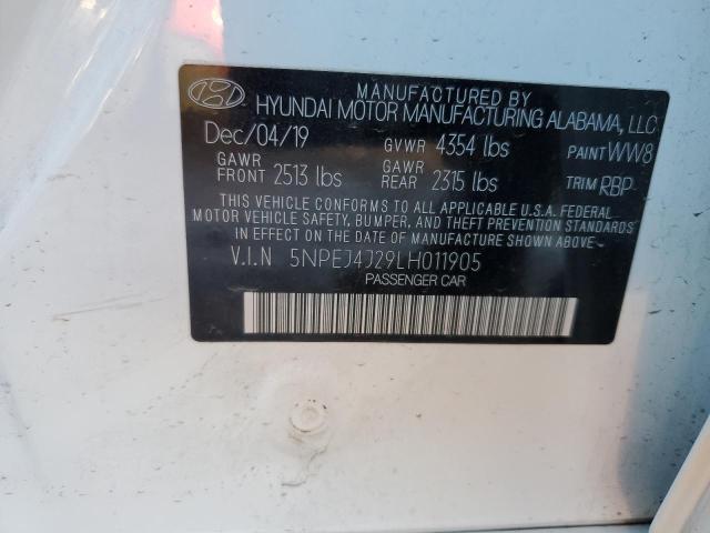 2020 HYUNDAI SONATA SEL - 5NPEJ4J29LH011905