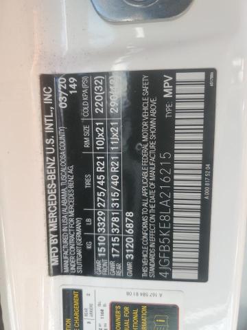 2020 MERCEDES-BENZ GLE 450 4M - 4JGFB5KE8LA216215