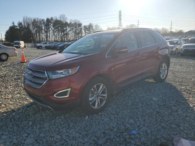 FORD EDGE SEL 2018 burgundy  gas 2FMPK3J91JBC24851 photo #1