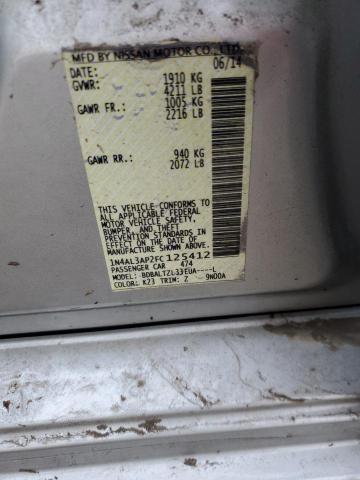 2015 NISSAN ALTIMA 2.5 - 1N4AL3AP2FC125412