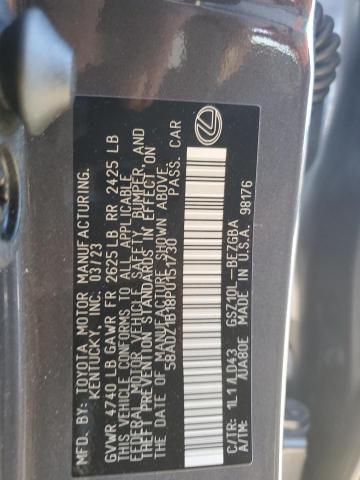 2023 LEXUS ES 350 BAS - 58ADZ1B18PU151730