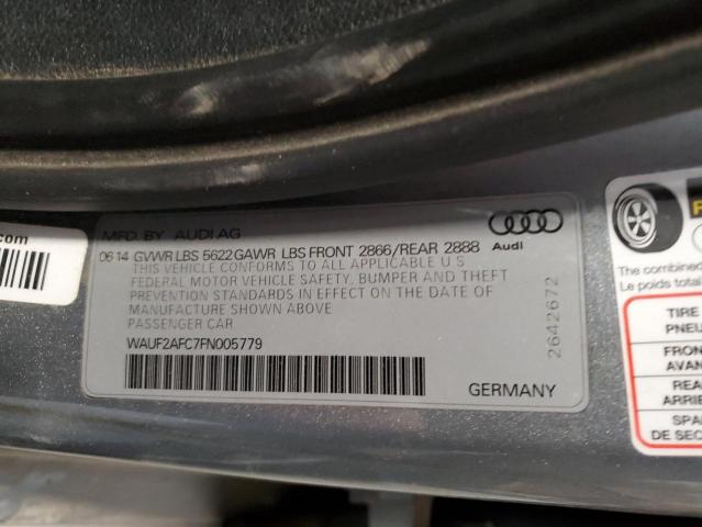 2015 AUDI S6 WAUF2AFC7FN005779