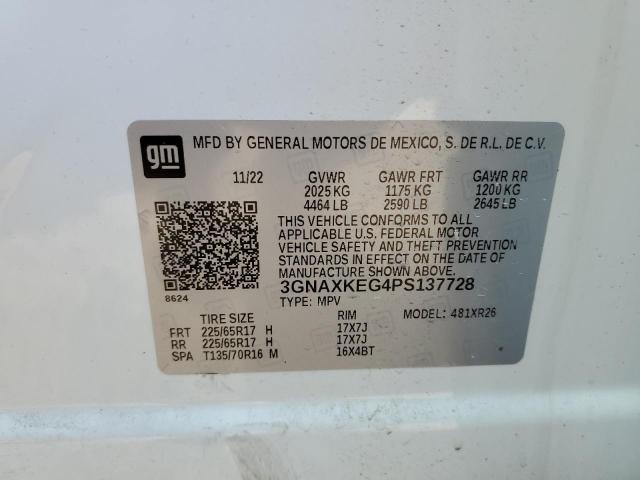 2023 CHEVROLET EQUINOX LT - 3GNAXKEG4PS137728