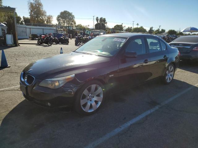 BMW 530 I 2005 black  gas WBANA73595B814532 photo #1