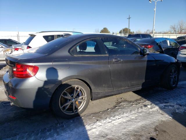 BMW M235I 2014 charcoal coupe gas WBA1J7C58EV253026 photo #4