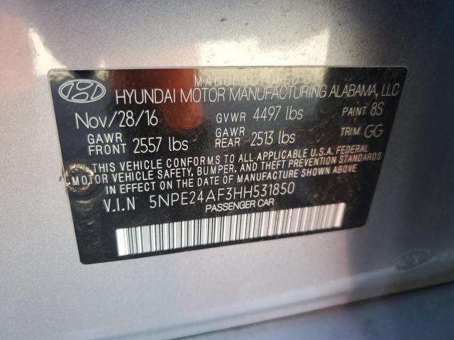 2017 HYUNDAI SONATA SE - 5NPE24AF3HH531850