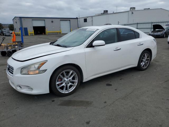 NISSAN MAXIMA S 2013 white  gas 1N4AA5AP0DC830367 photo #1