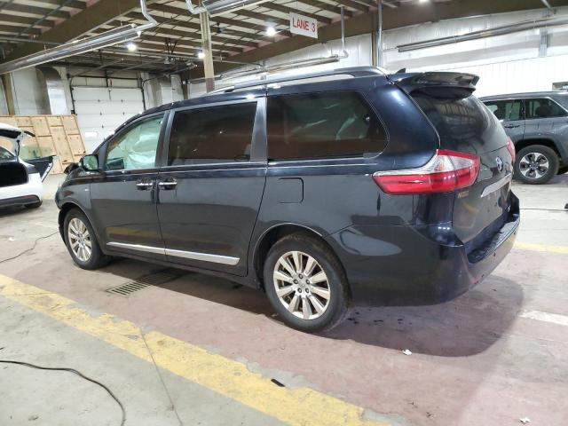 TOYOTA SIENNA XLE 2017 black  gas 5TDDZ3DC9HS176518 photo #3