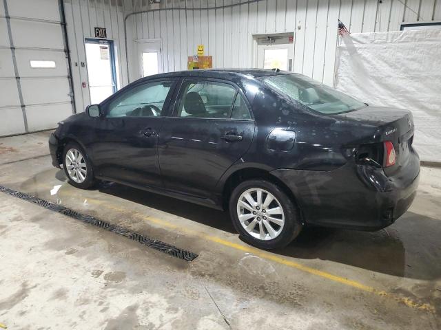 TOYOTA COROLLA BA 2009 black  gas 1NXBU40E09Z027054 photo #3