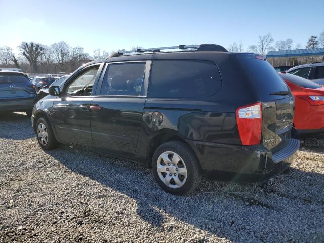 KIA SEDONA EX 2008 black extended gas KNDMB233486211384 photo #3