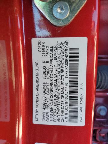 2020 HONDA ACCORD LX - 1HGCV1F10LA071476