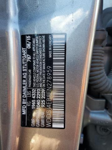 2015 MERCEDES-BENZ CLA 250 - WDDSJ4EB8FN278959