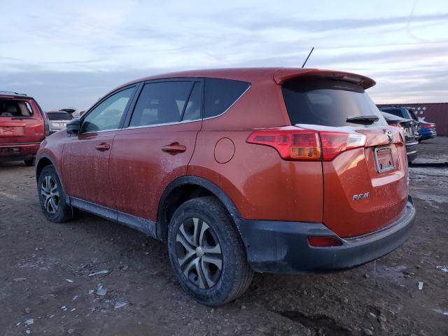 TOYOTA RAV4 LE 2015 orange  gas JTMBFREV0FJ048326 photo #3