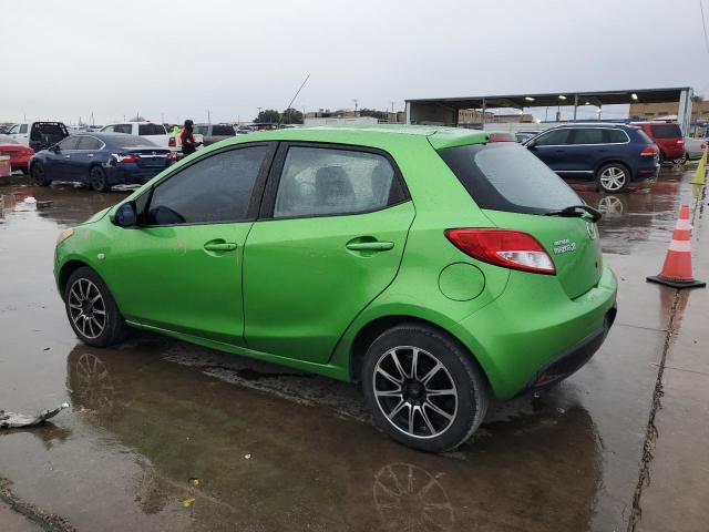 MAZDA MAZDA2 2011 green  gas JM1DE1HY0B0127997 photo #3