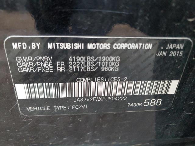 2015 MITSUBISHI LANCER SE JA32V2FWXFU604222