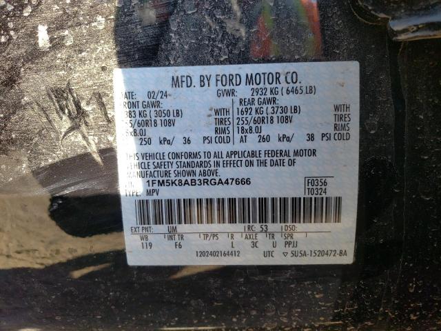 2024 FORD EXPLORER P 1FM5K8AB3RGA47666