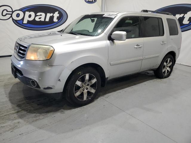 HONDA PILOT TOUR 2013 silver  gas 5FNYF4H97DB033046 photo #1