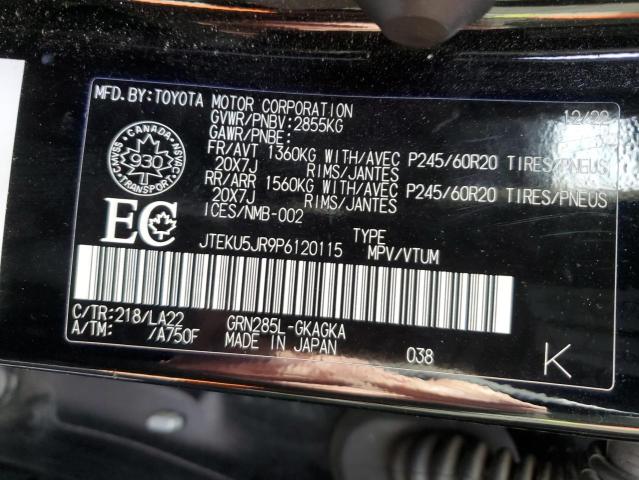 2023 TOYOTA 4RUNNER LI JTEKU5JR9P6120115