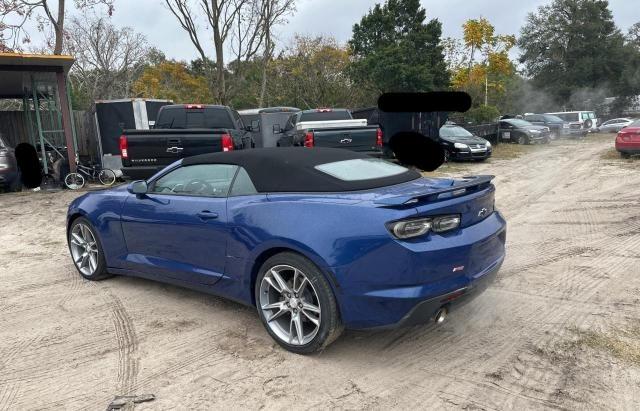 CHEVROLET CAMARO LS 2021 blue  gas 1G1FB3DS3M0111710 photo #4