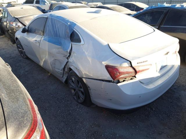 CHEVROLET MALIBU LT 2019 white  gas 1G1ZD5ST8KF180871 photo #3