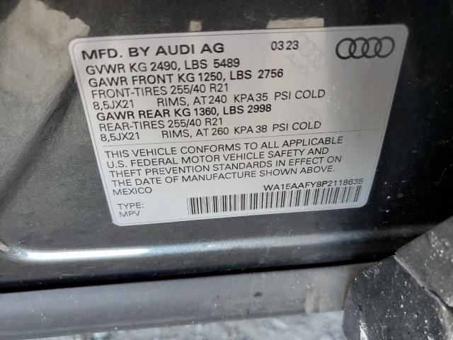 2023 AUDI Q5 SPORTBA - WA15AAFY8P2118635
