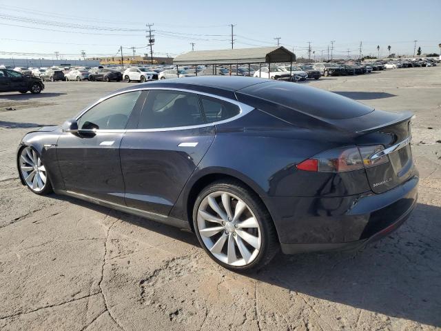 TESLA MODEL S 2013 blue  electric 5YJSA1DP2DFP14075 photo #3