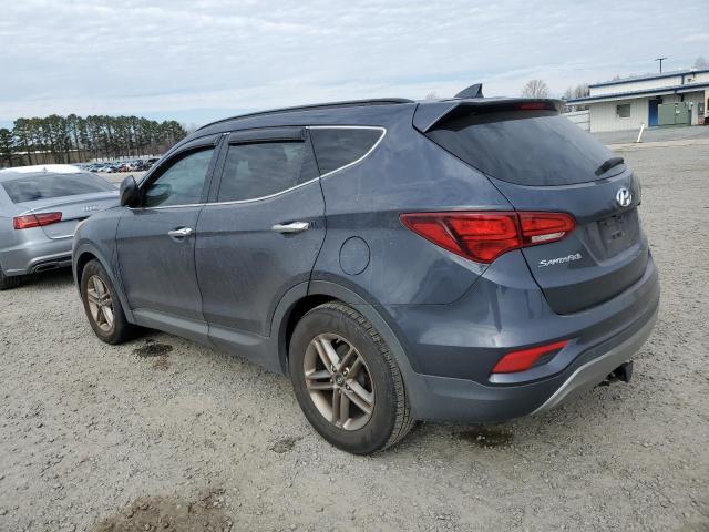 HYUNDAI SANTE FE 2017 blue  gas 5XYZU3LB0HG382126 photo #3