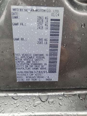 2024 NISSAN ALTIMA SV - 1N4BL4DV7RN378495