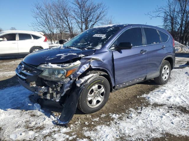 HONDA CR-V LX 2014 blue  gas 3CZRM3H35EG706342 photo #1