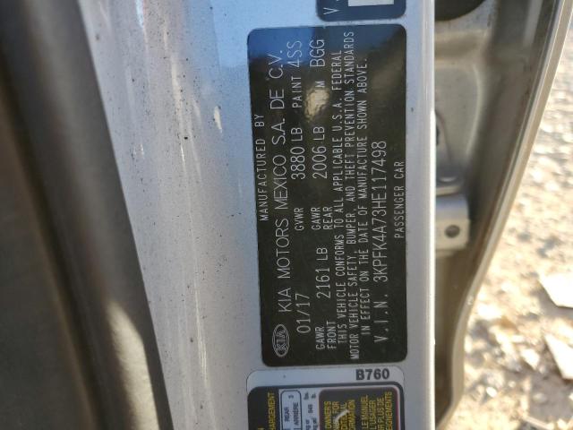 2017 KIA FORTE LX - 3KPFK4A73HE117498