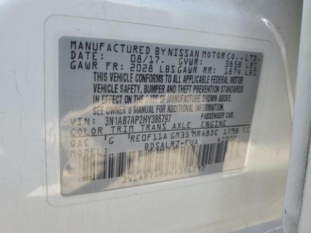 2017 NISSAN SENTRA S - 3N1AB7AP2HY386797